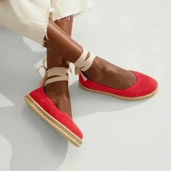 Rothy's Shoes - Rothy’s Red Espadrilles